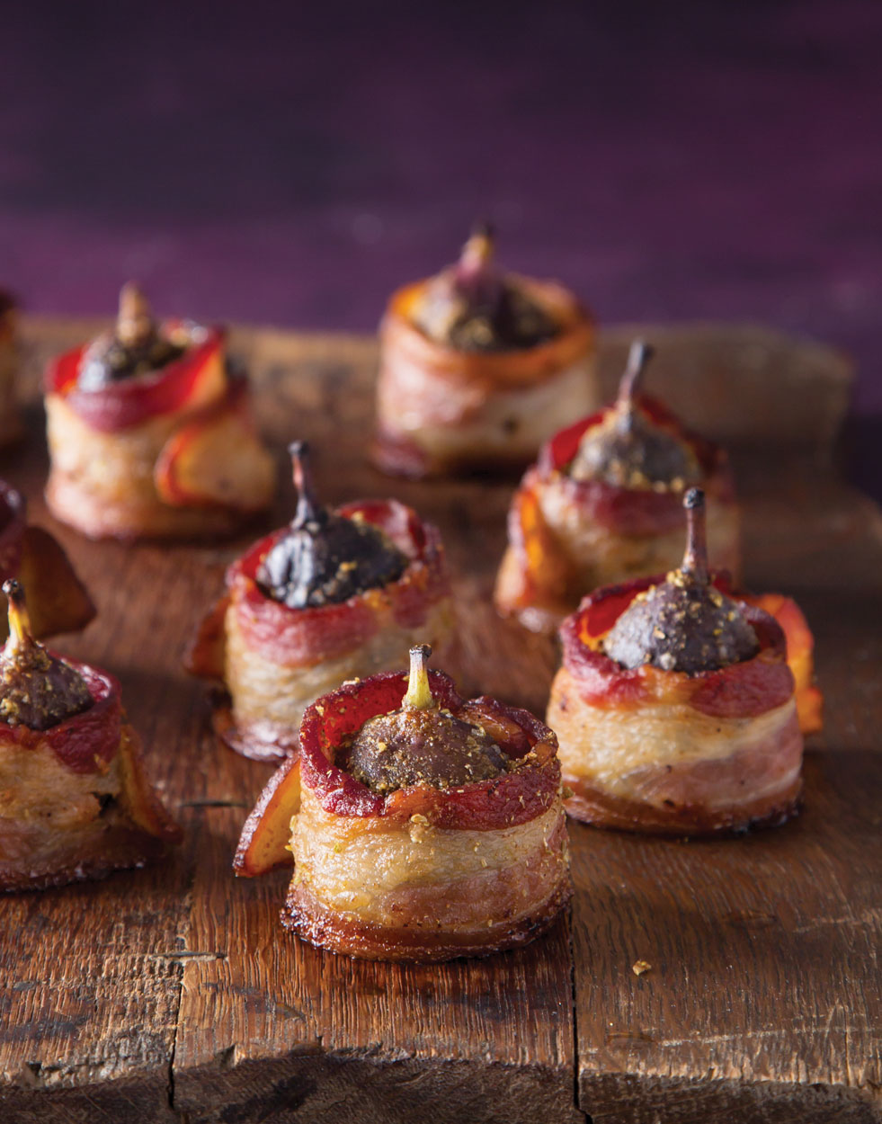 Bacon-Wrapped Spiced Figs Recipe