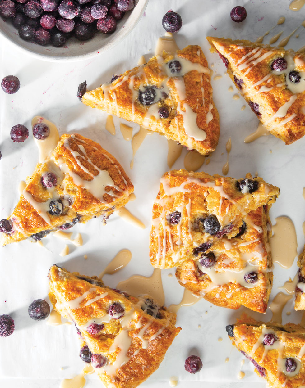 Blueberry-Sweet Potato Scones Recipe