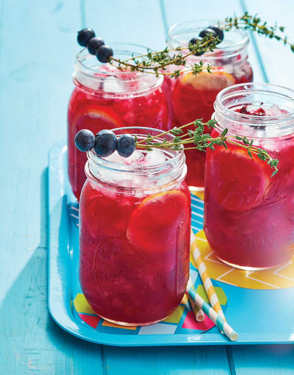 Blueberry-Thyme Tequila Smash Recipe