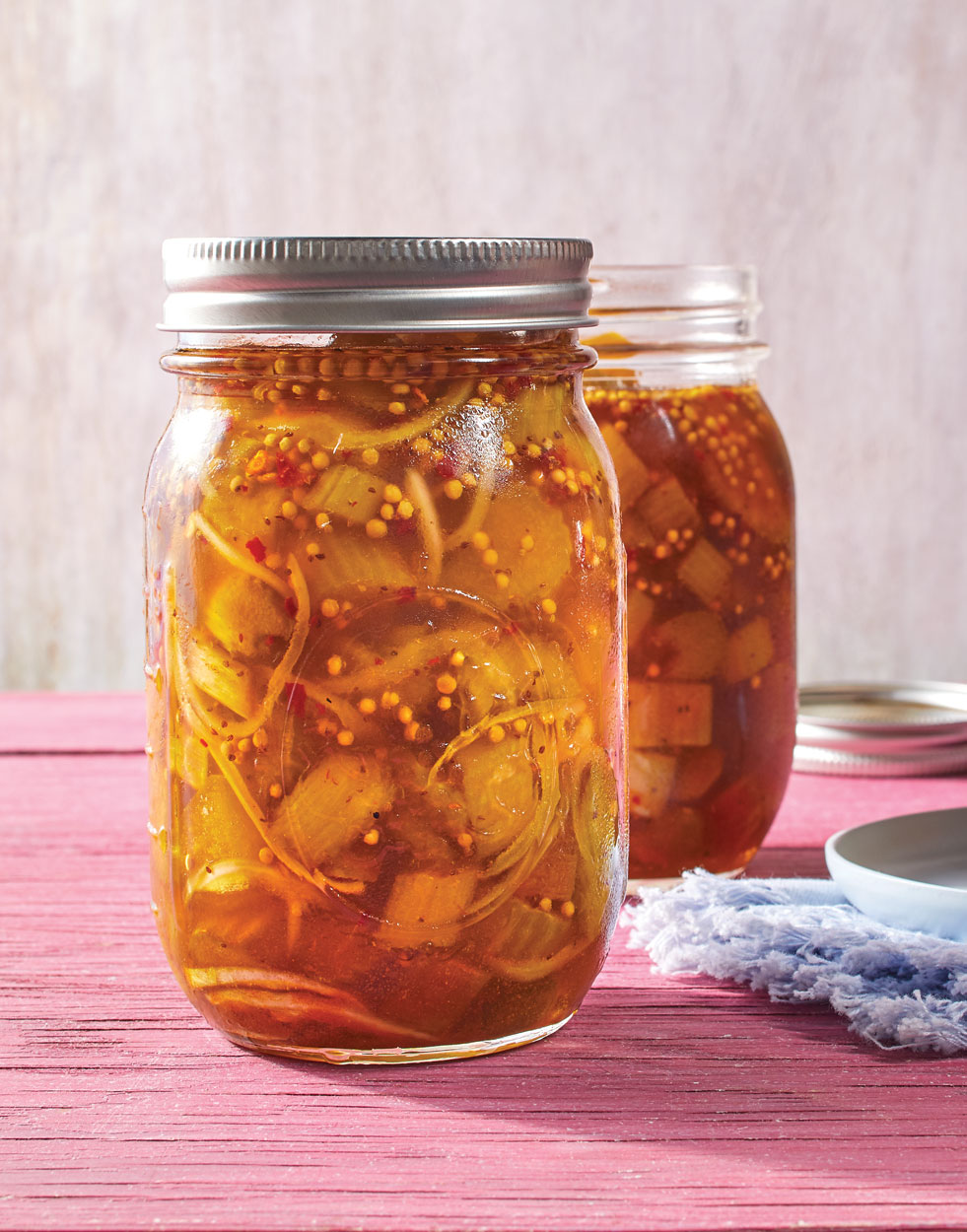 Bread & Butter Pickled Rhubarb Recipe