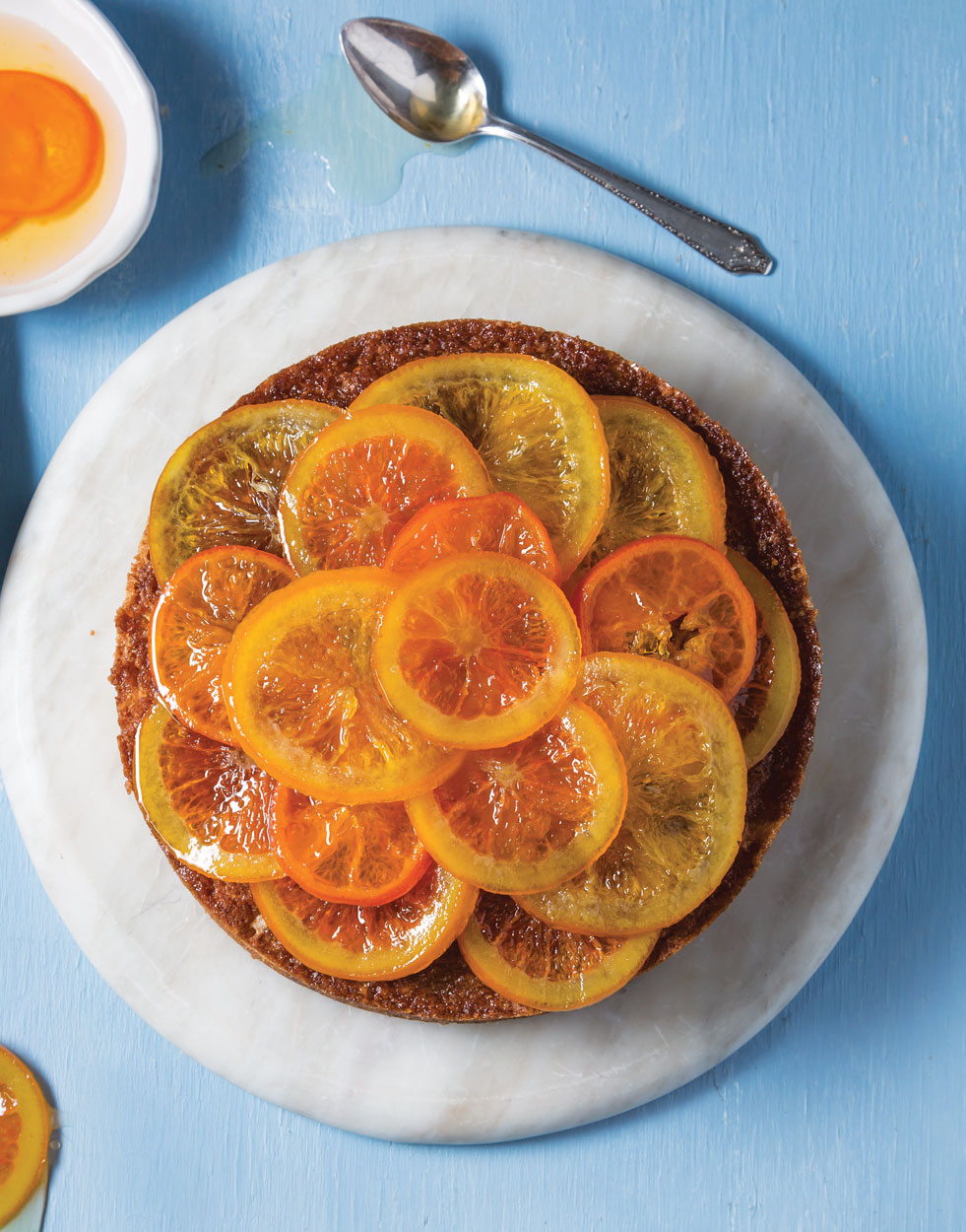Candied Orange-Almond Cake Recipe