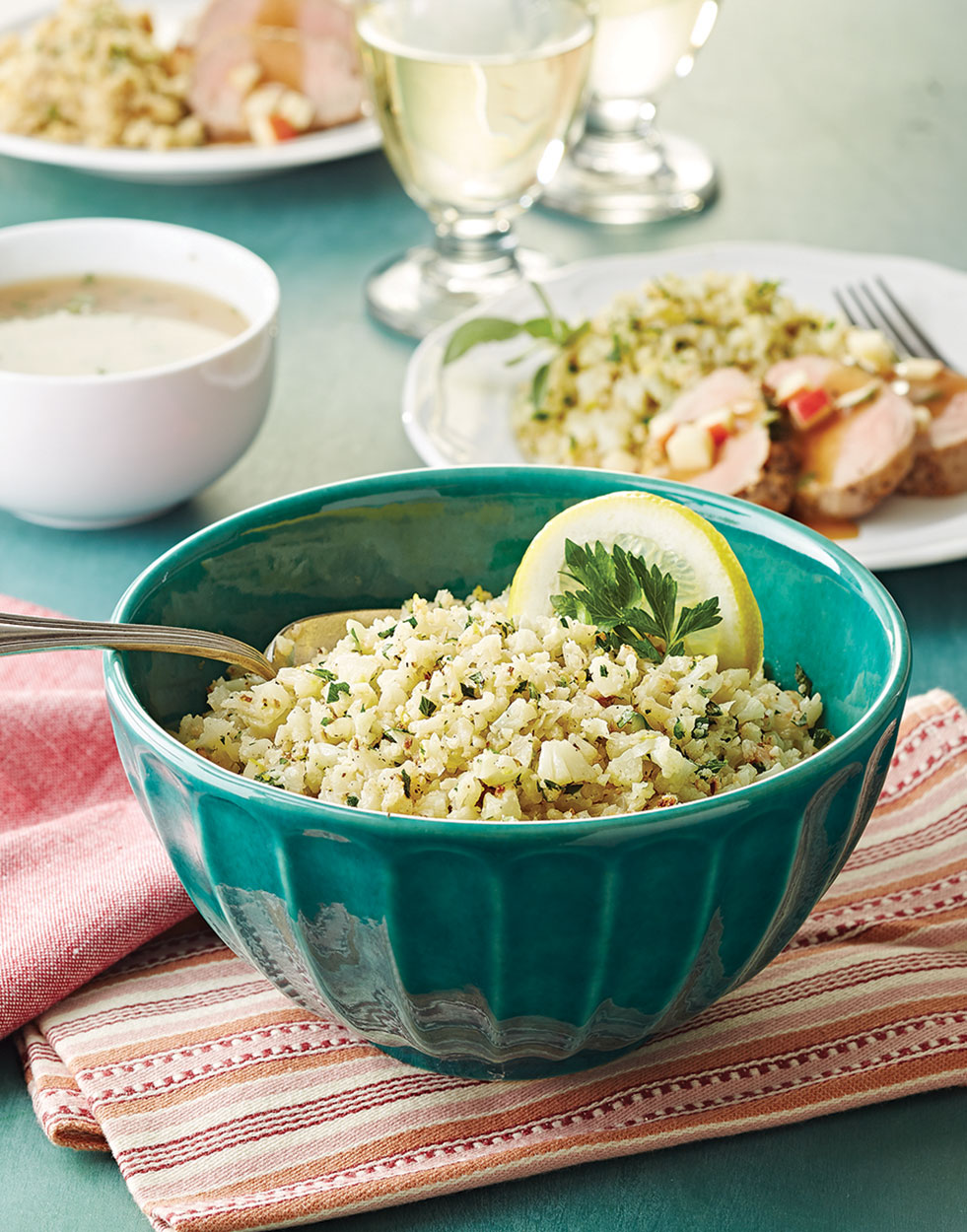 Cauliflower Rice with parsley & lemon Recipe