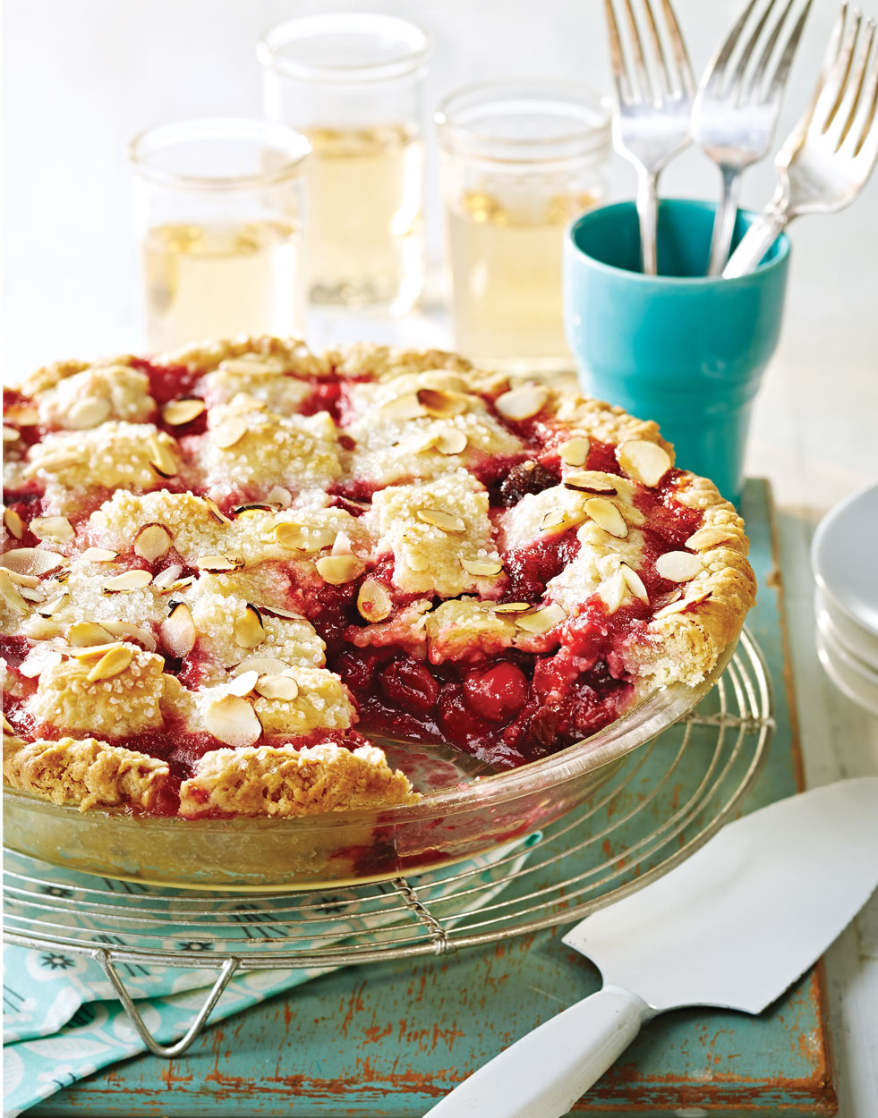 Cherry-Almond Pie with Lattice Top Recipe