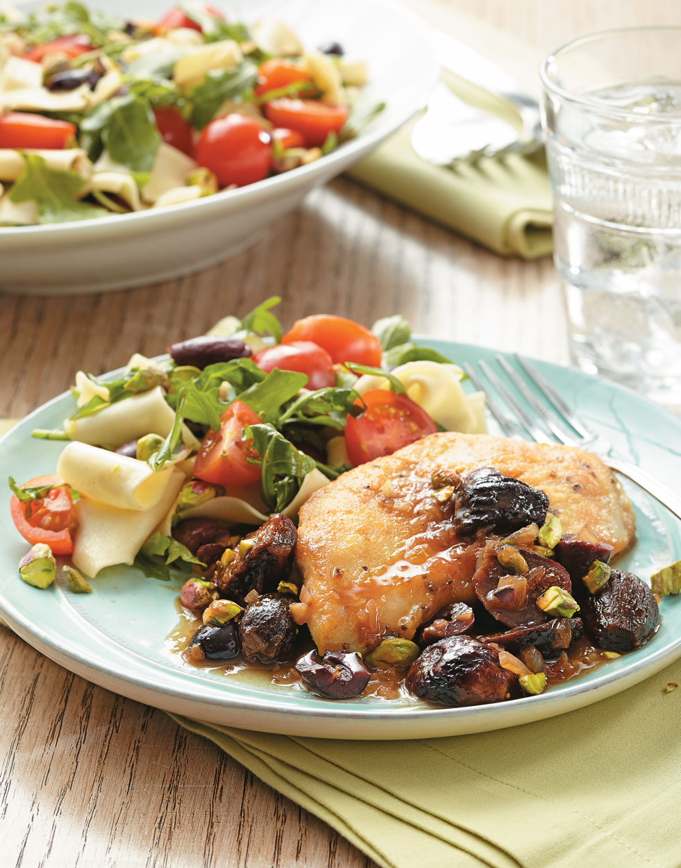 Chicken with Figs & Pistachios Recipe