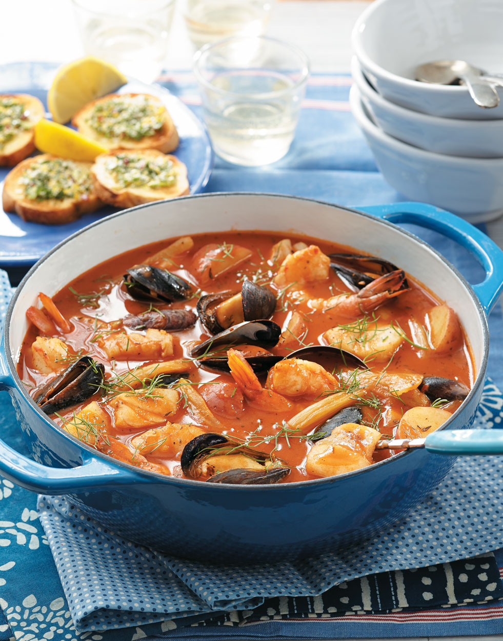 Cioppino with Cod, Mussels & Shrimp Recipe