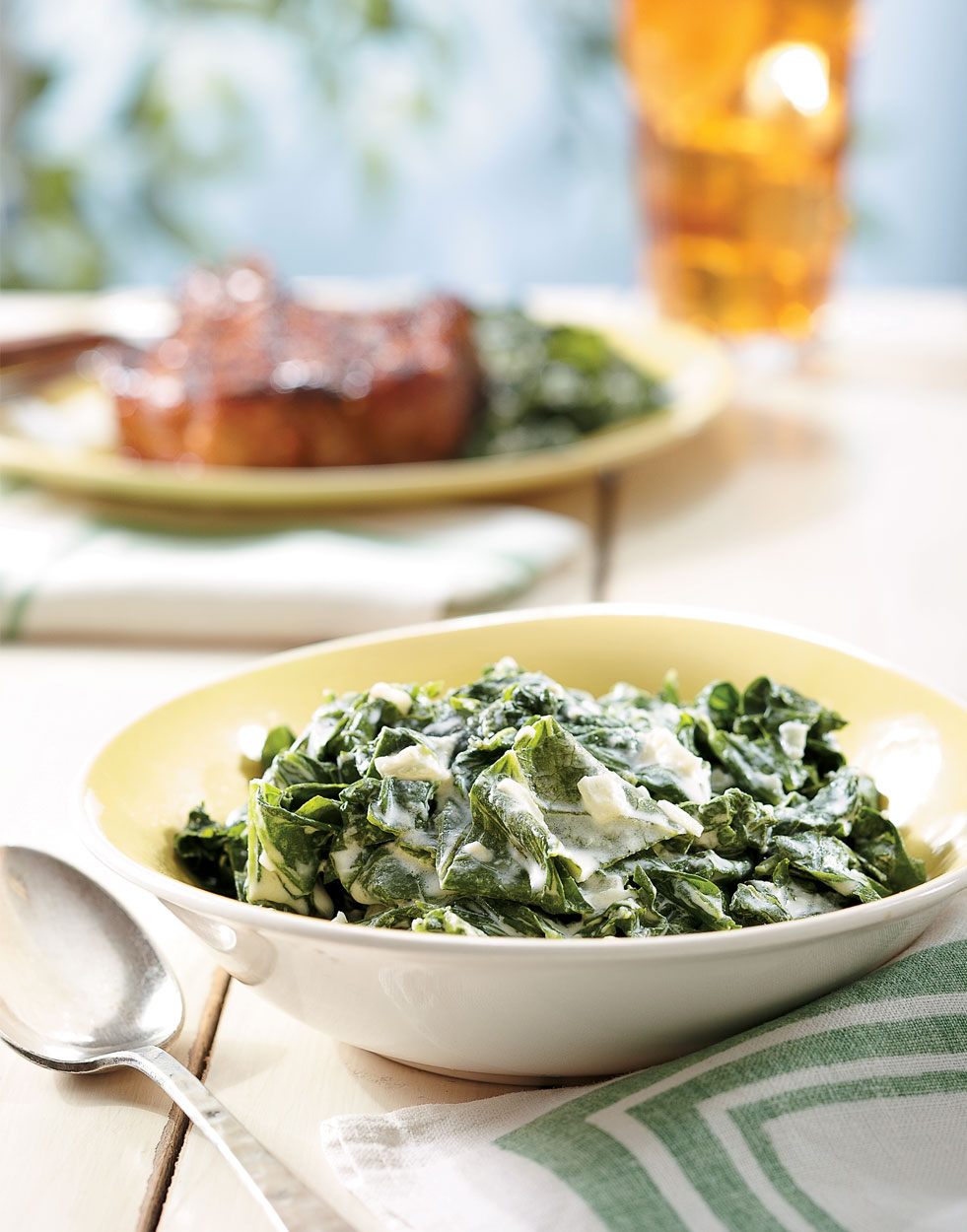 Creamed Mustard Greens Recipe