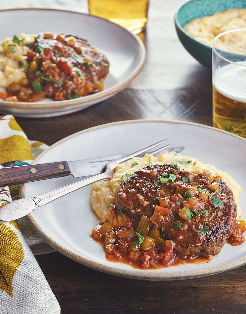 Creole Beef Tenderloin Filets with trinity sauce Recipe