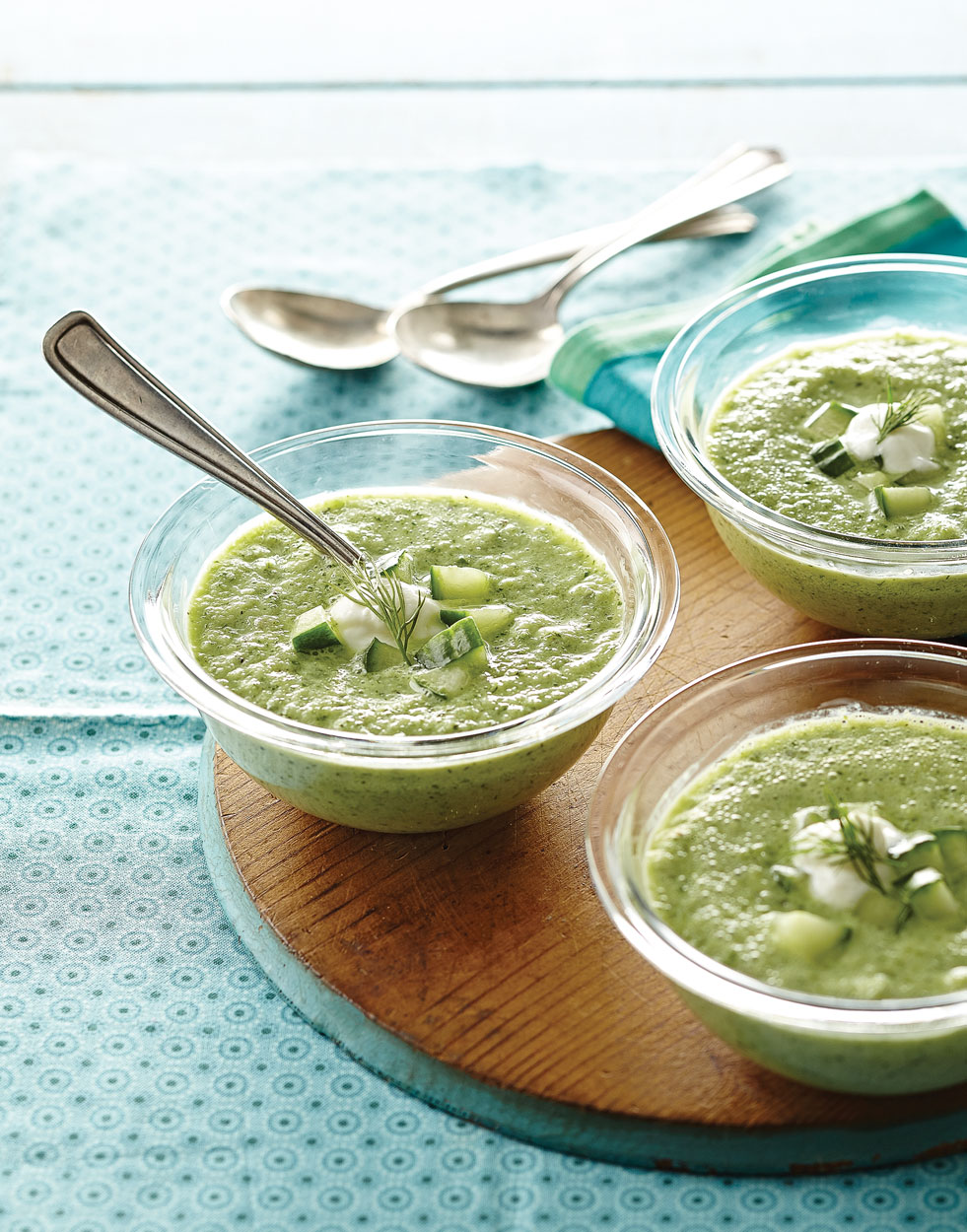 Cucumber-Yogurt Soup with fresh dill & mint Recipe