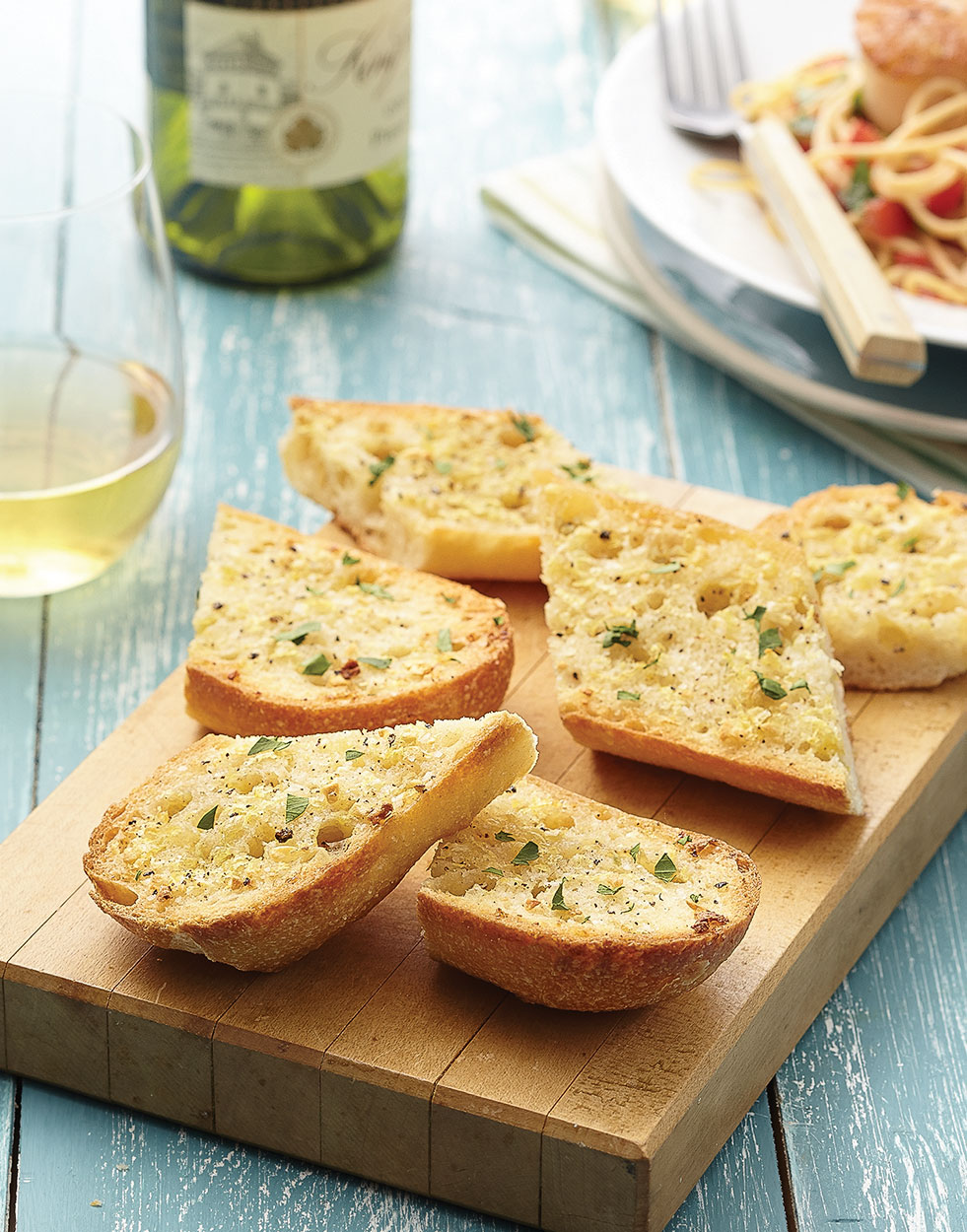 Lemony Garlic Bread Recipe