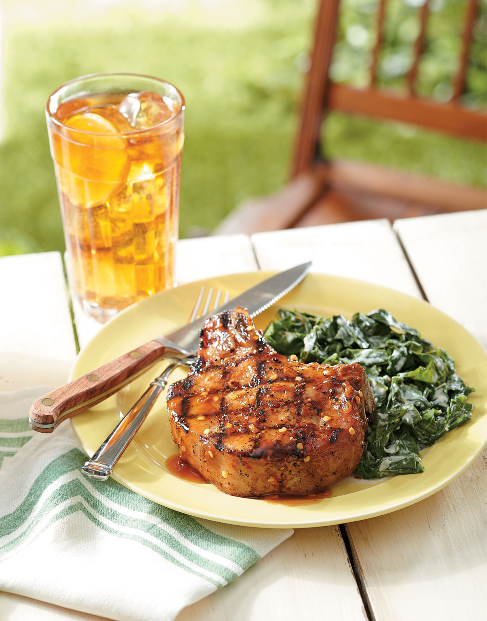 Glazed & Grilled Pork Chops Recipe