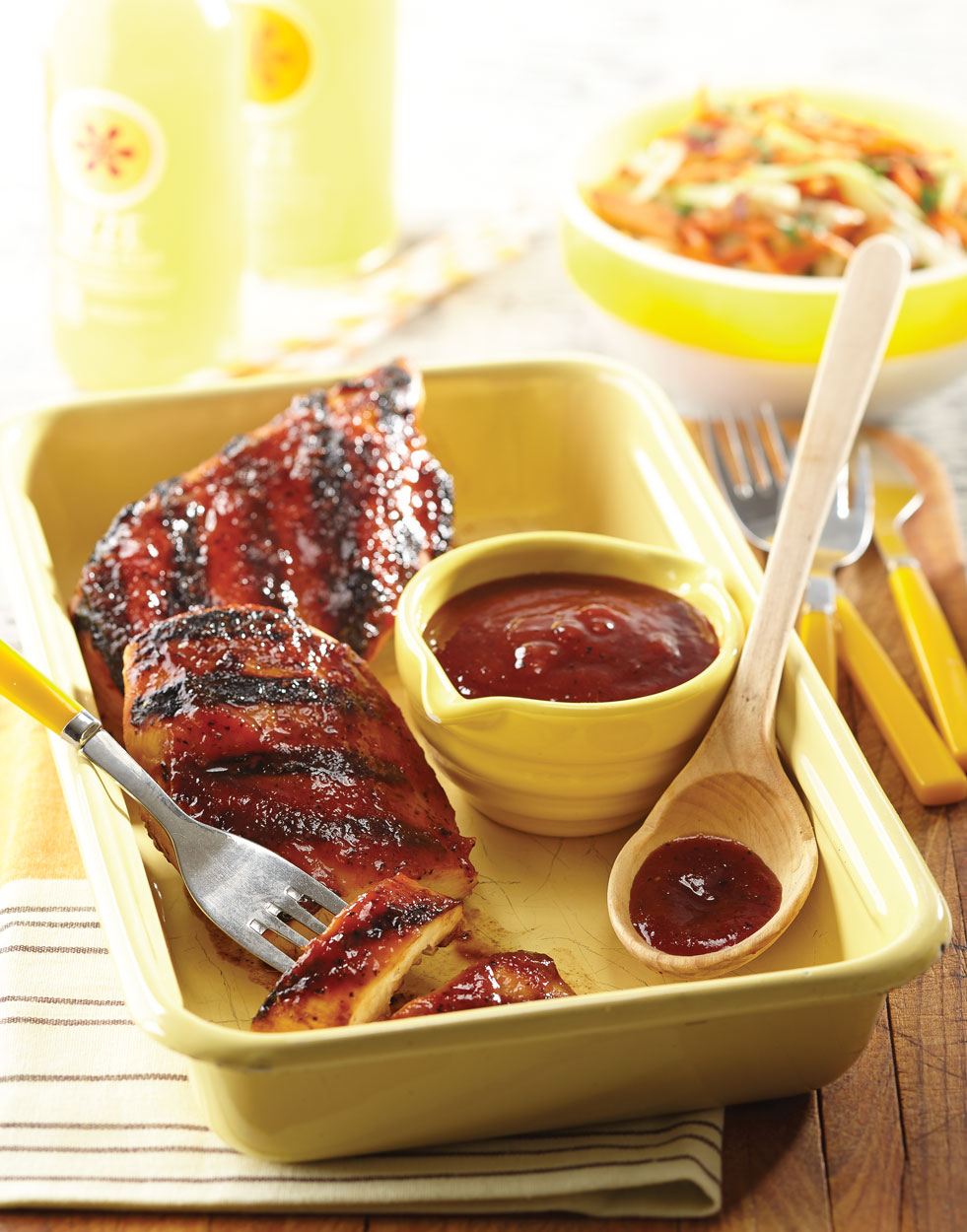 Grilled Chicken with Sweet & Sticky Sauce Recipe