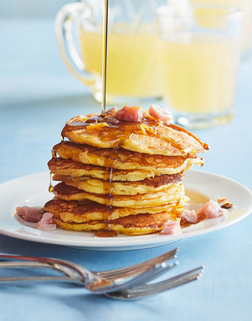 Ham Corncakes with Cheddar Recipe