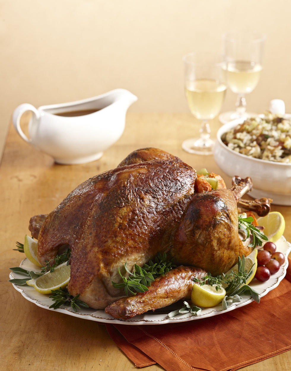 Herb-Butter Roasted Turkey Recipe