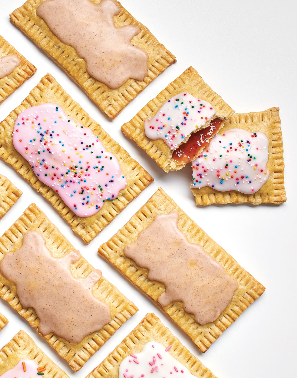 Homemade Pop Tarts with strawberry or brown sugar-cinnamon filling Recipe