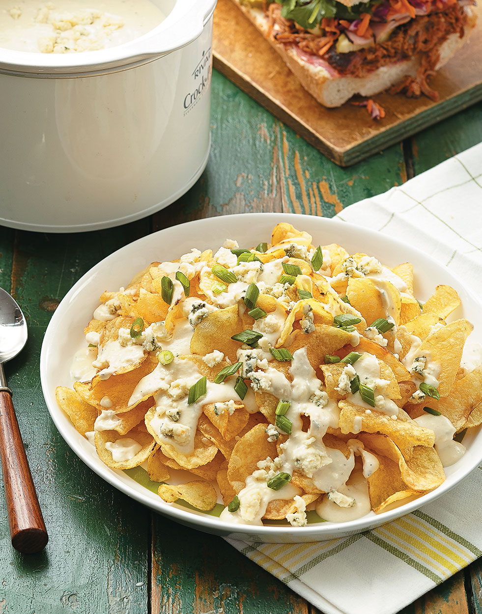 Hot Blue Cheese Chip Dip Recipe