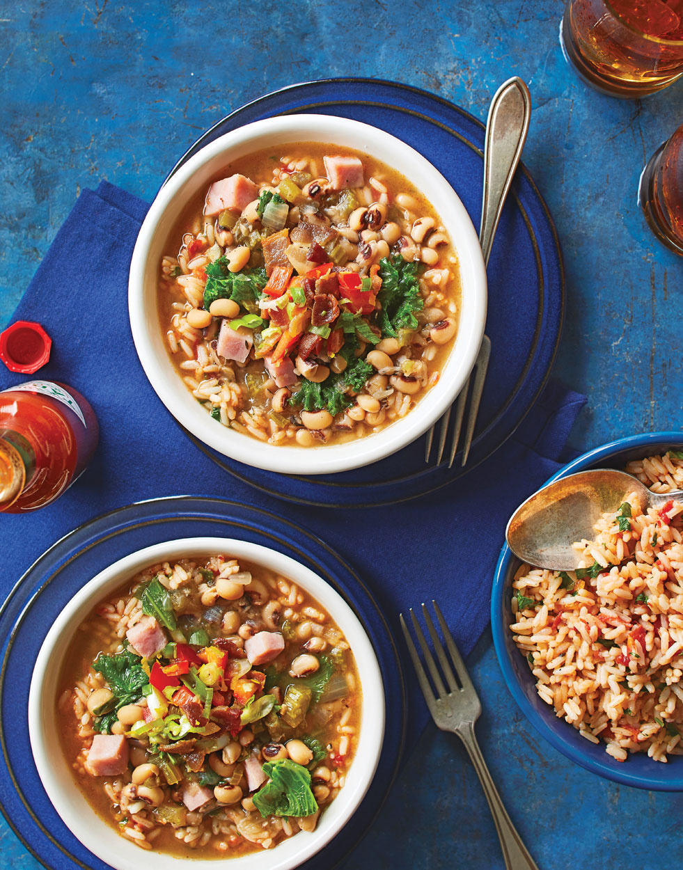 Instant Pot Hoppin' John with Bacon Relish Recipe