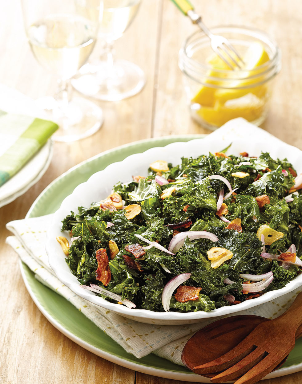 Kale Salad with Pancetta Recipe