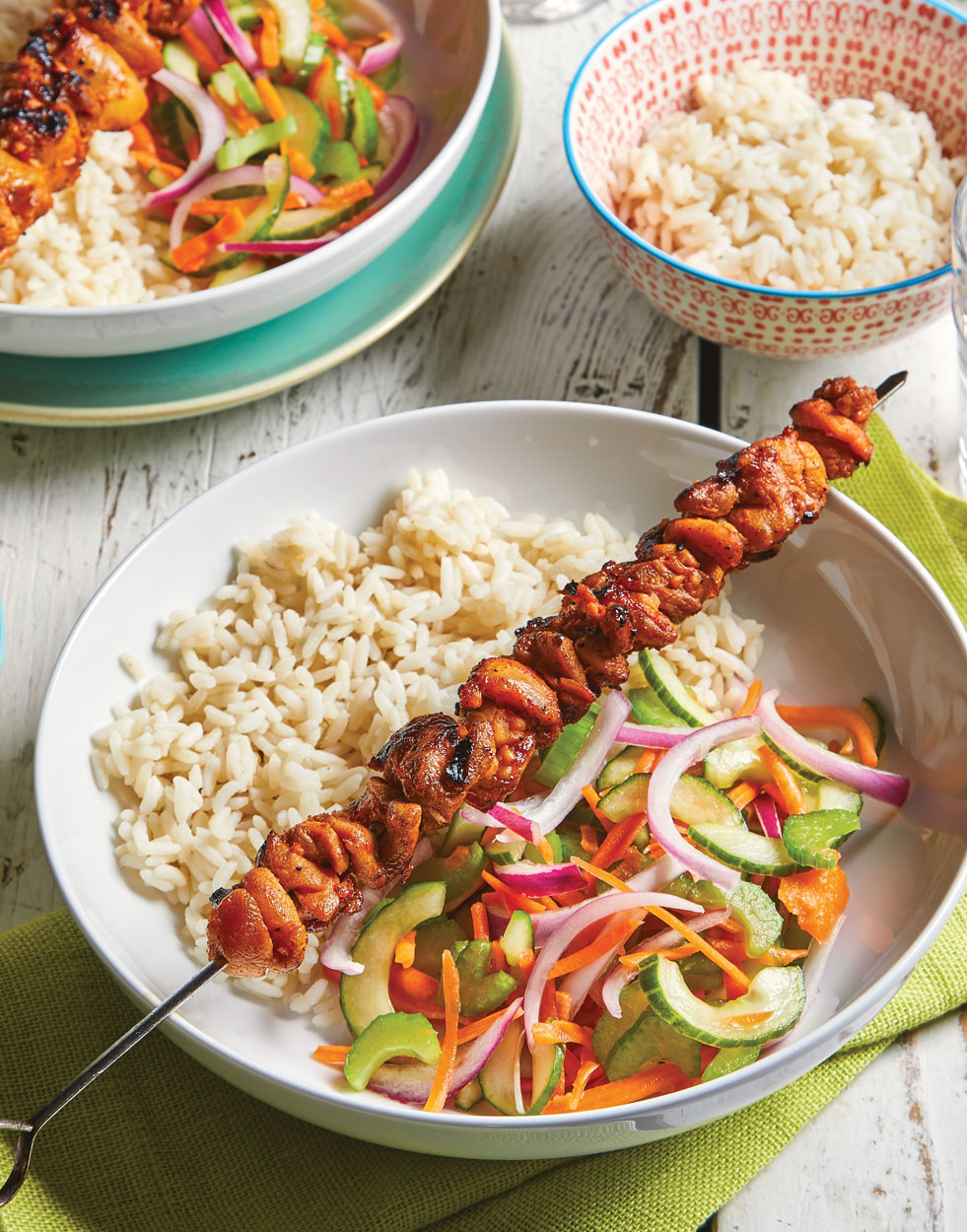 Korean Chicken Skewers with gochujang marinade Recipe