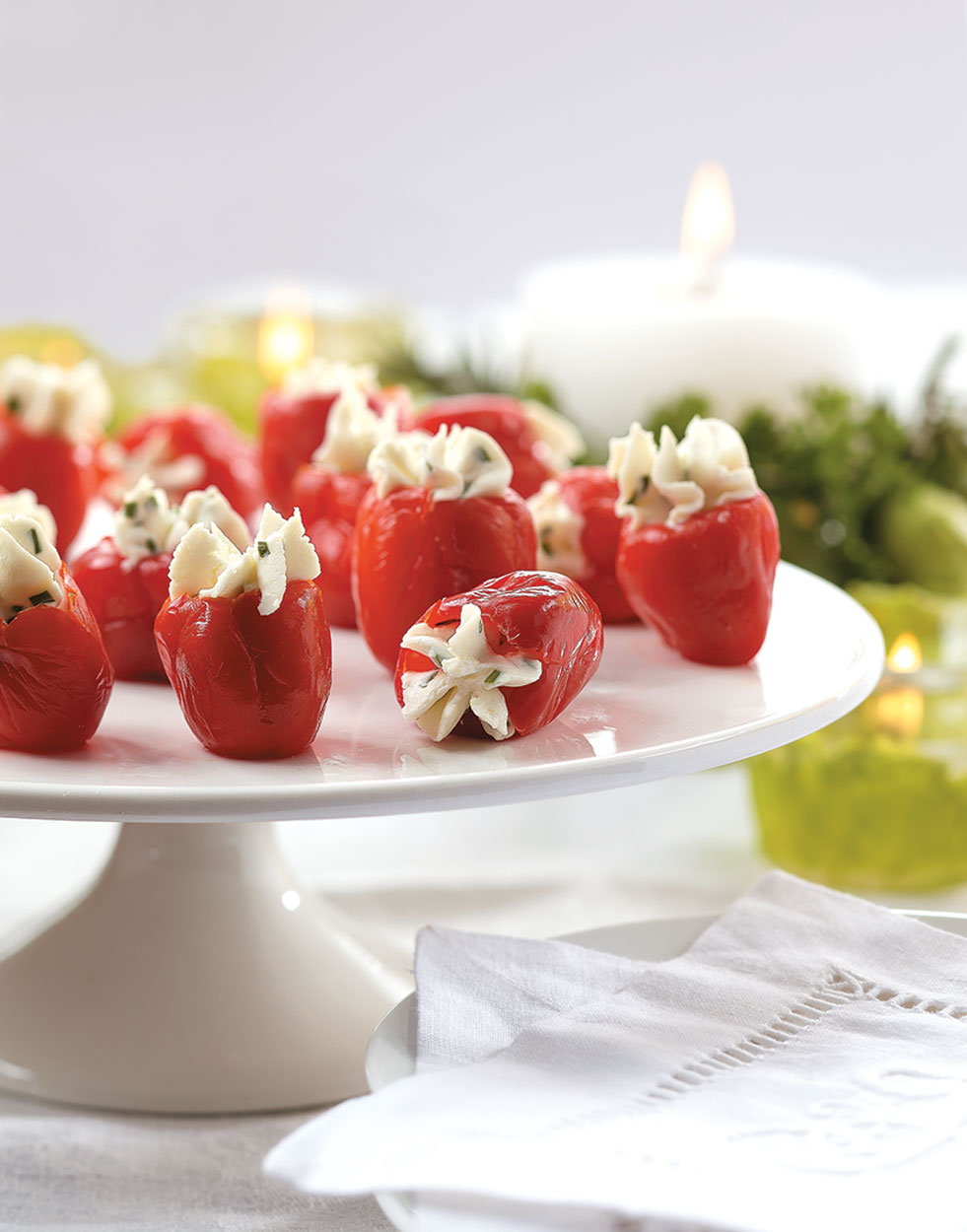 Goat Cheese-Stuffed Peppadews Recipe