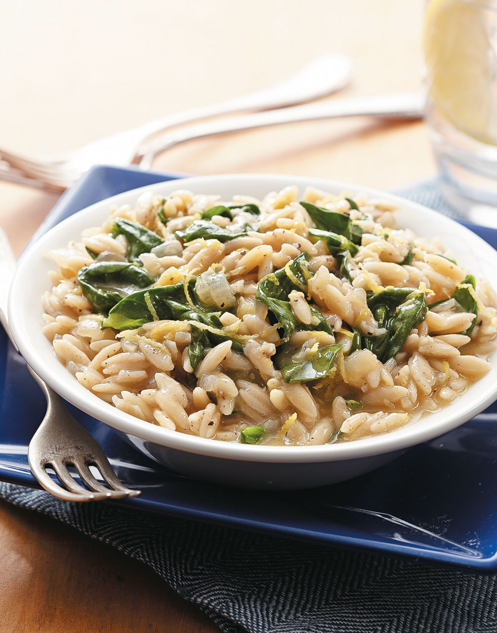 Lemon and Spinach Orzo Recipe
