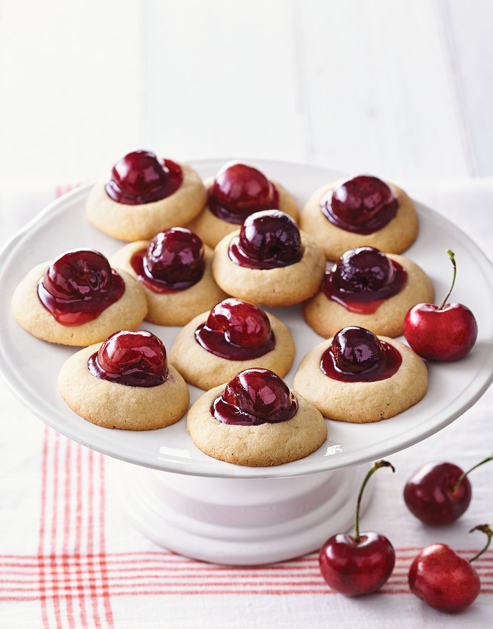 Cherry Thumbprint Cookies Recipe