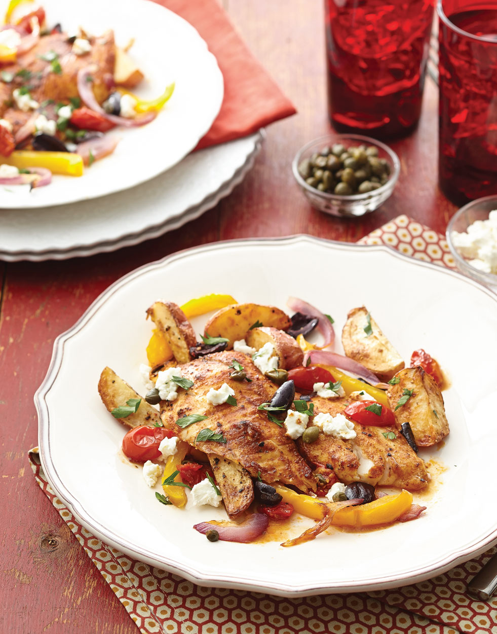 Mediterranean Baked Tilapia Recipe