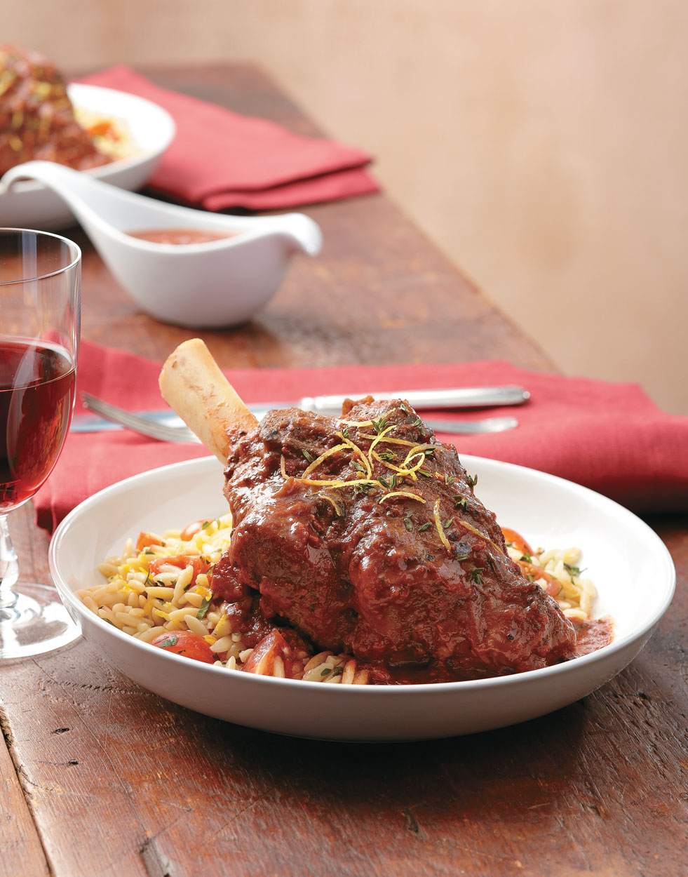 Mediterranean Lamb Shanks Recipe