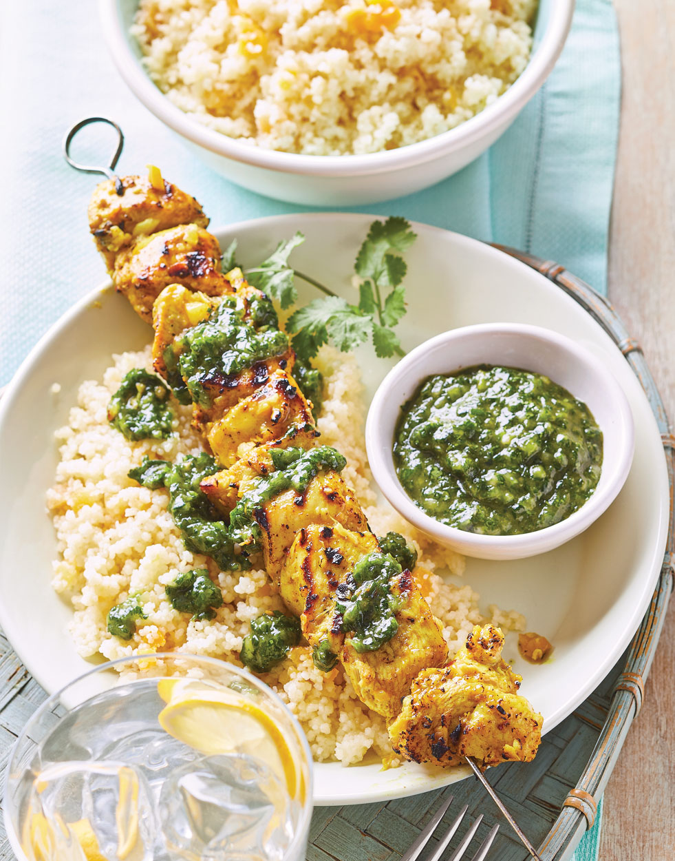 Moroccan Chicken Kebabs with preserved lemon Recipe