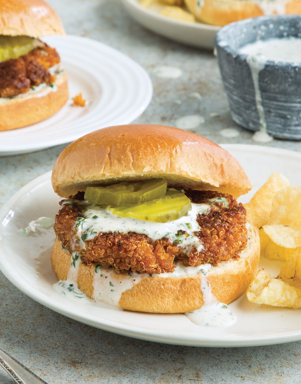 Nashville Hot Quinoa Burgers Recipe