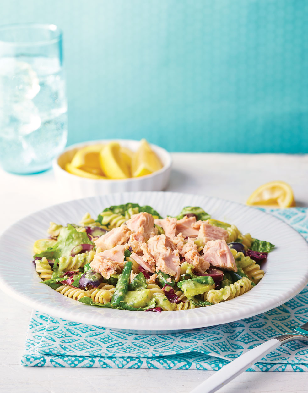 Niçoise Pasta Salad with Basil Dressing Recipe