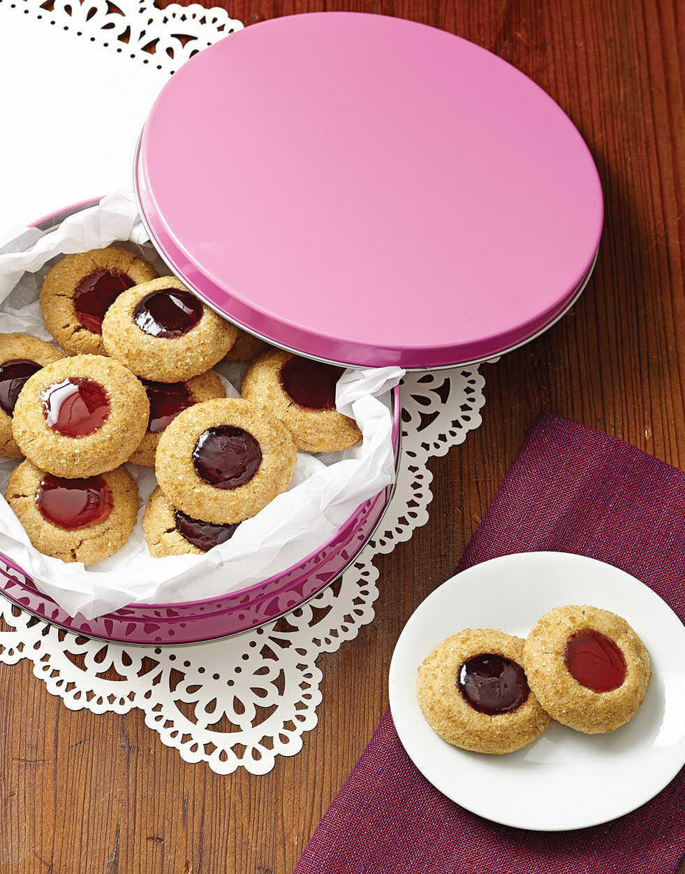 PB & J Thumbprints Recipe