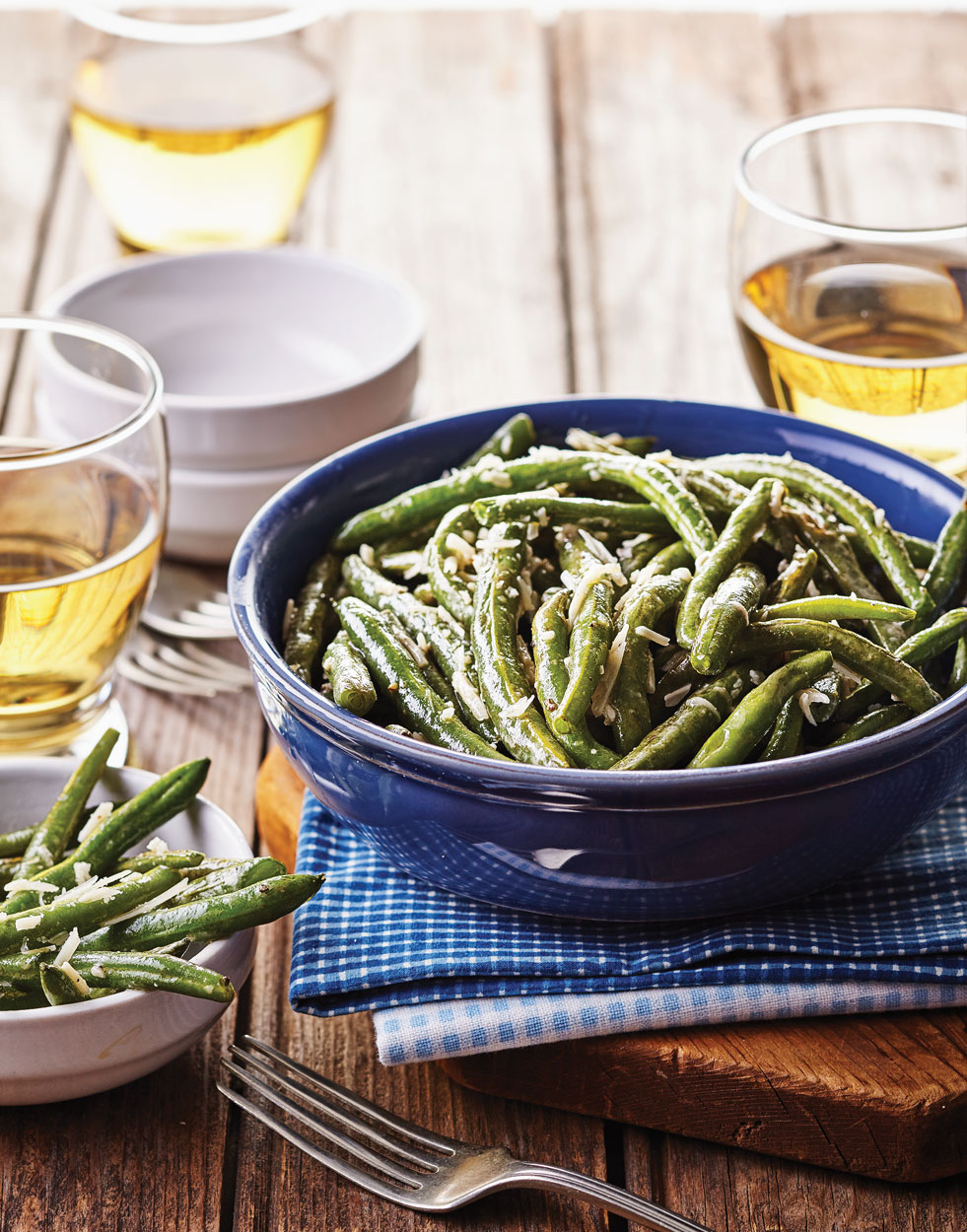 green beans with ranch dressing Parmesan-Ranch Green Beans