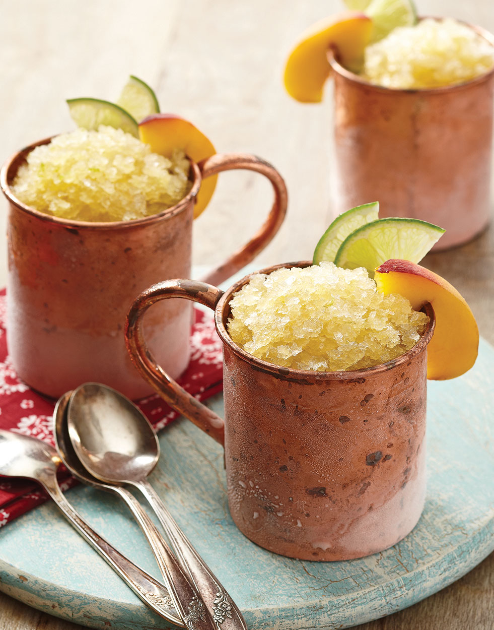 Peach Moscow Mule Granita Recipe