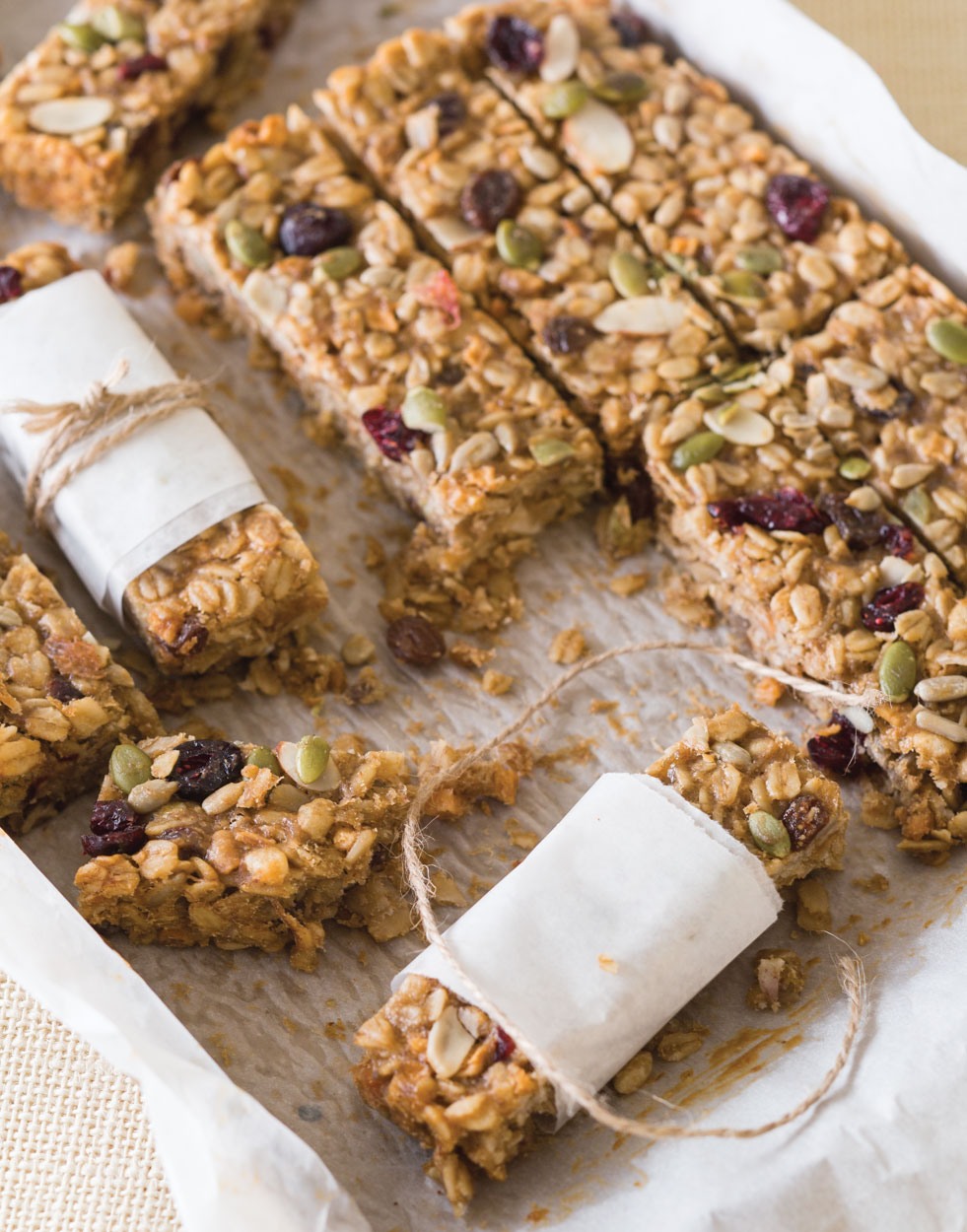 Peanut Butter and Banana Muesli Bars Recipe