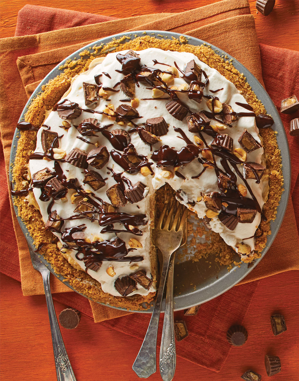 Peanut Butter Pie with ganache Recipe