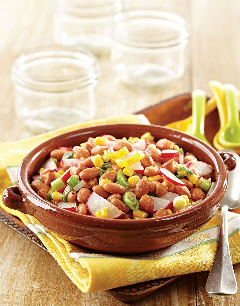Pinto Bean Salad with Lemon-Garlic Vinaigrette Recipe