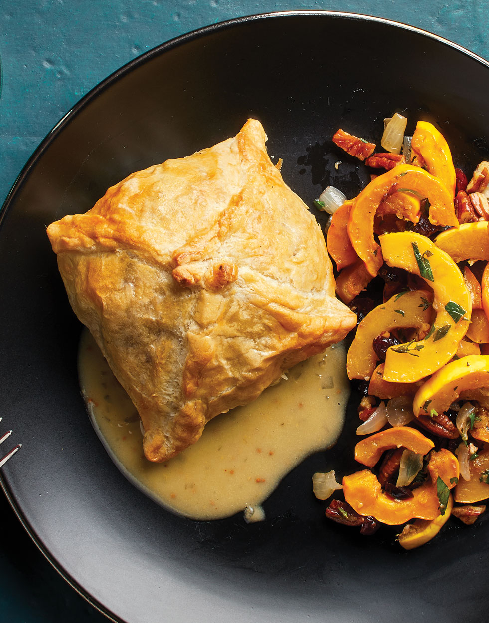 Pork Wellingtons with apple brandy beurre blanc Recipe