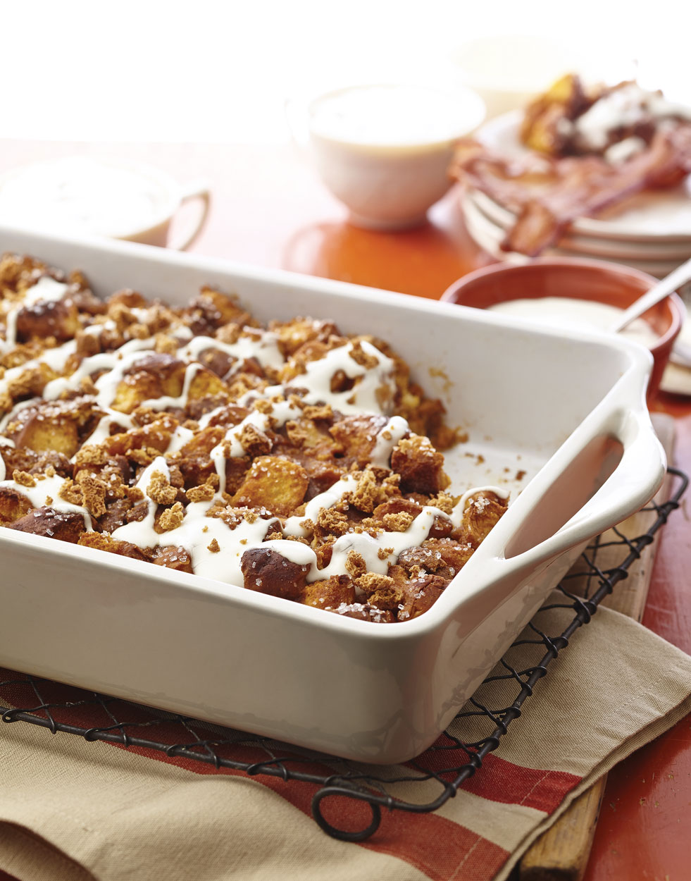 Pumpkin Pie Breakfast Bread Pudding Recipe