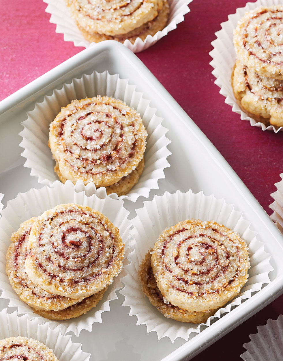 Raspberry Almond Pinwheels Recipe