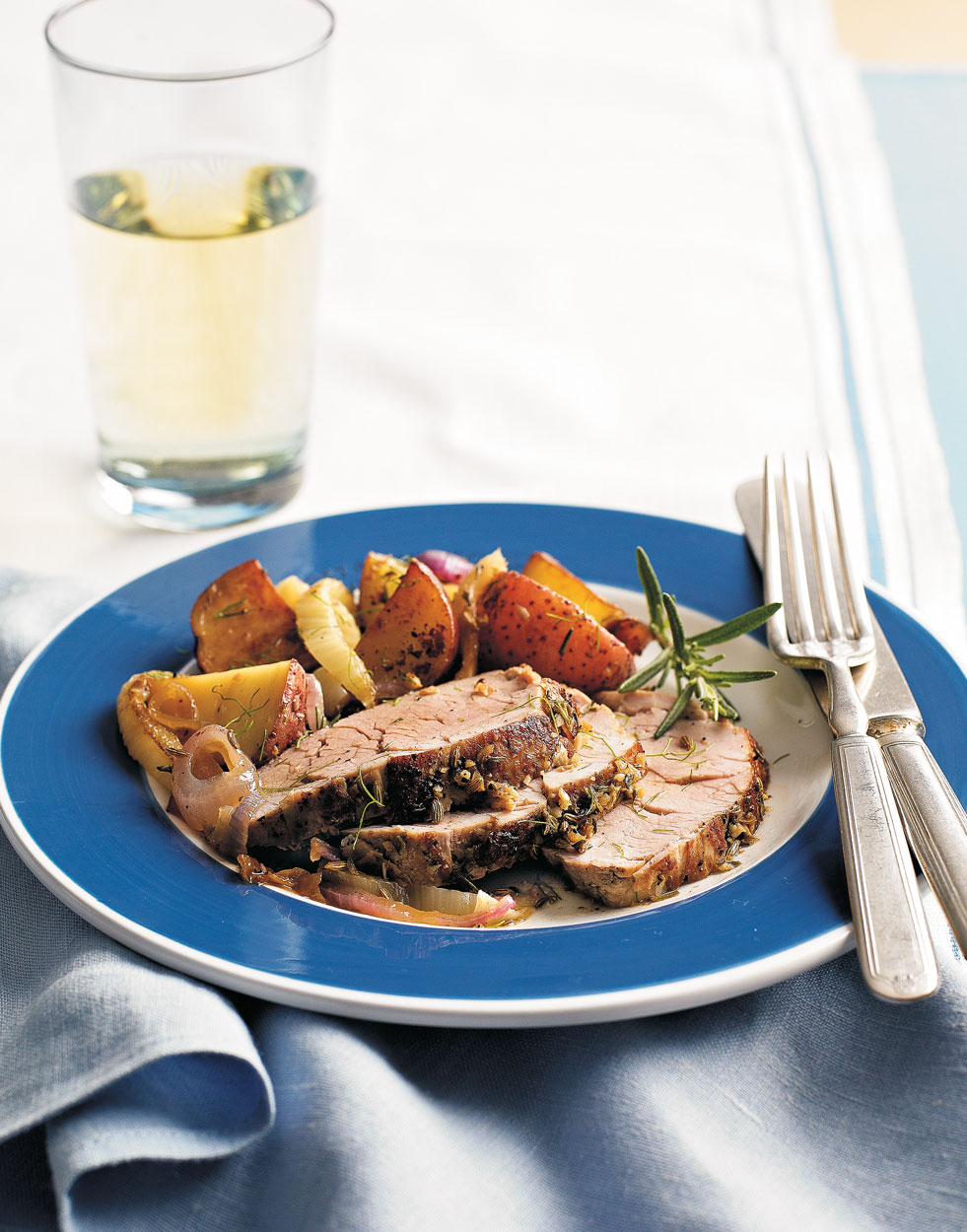 Roast Pork Tenderloin with Potatoes & Fennel Recipe