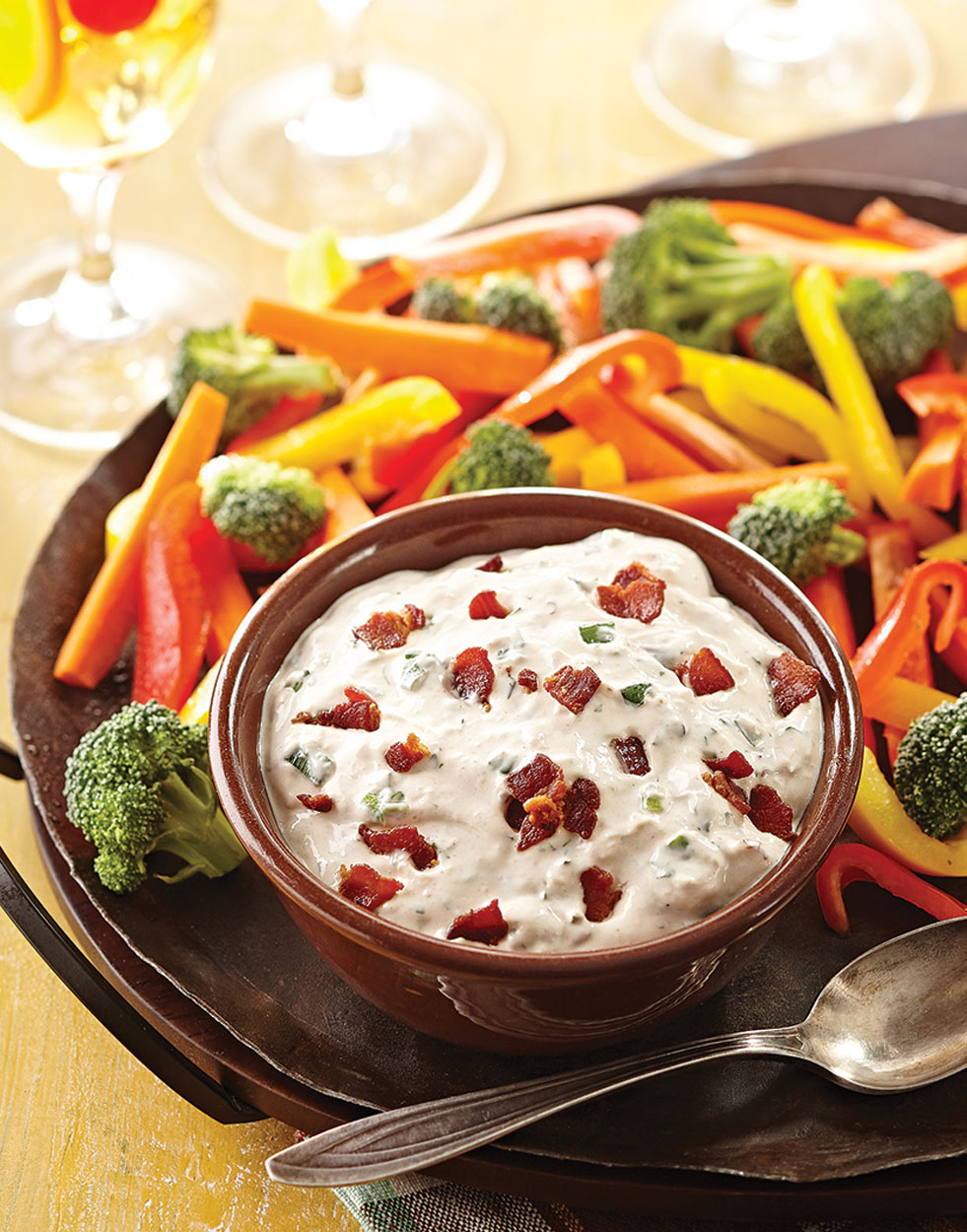 Roasted Garlic and Bacon Dip Recipe