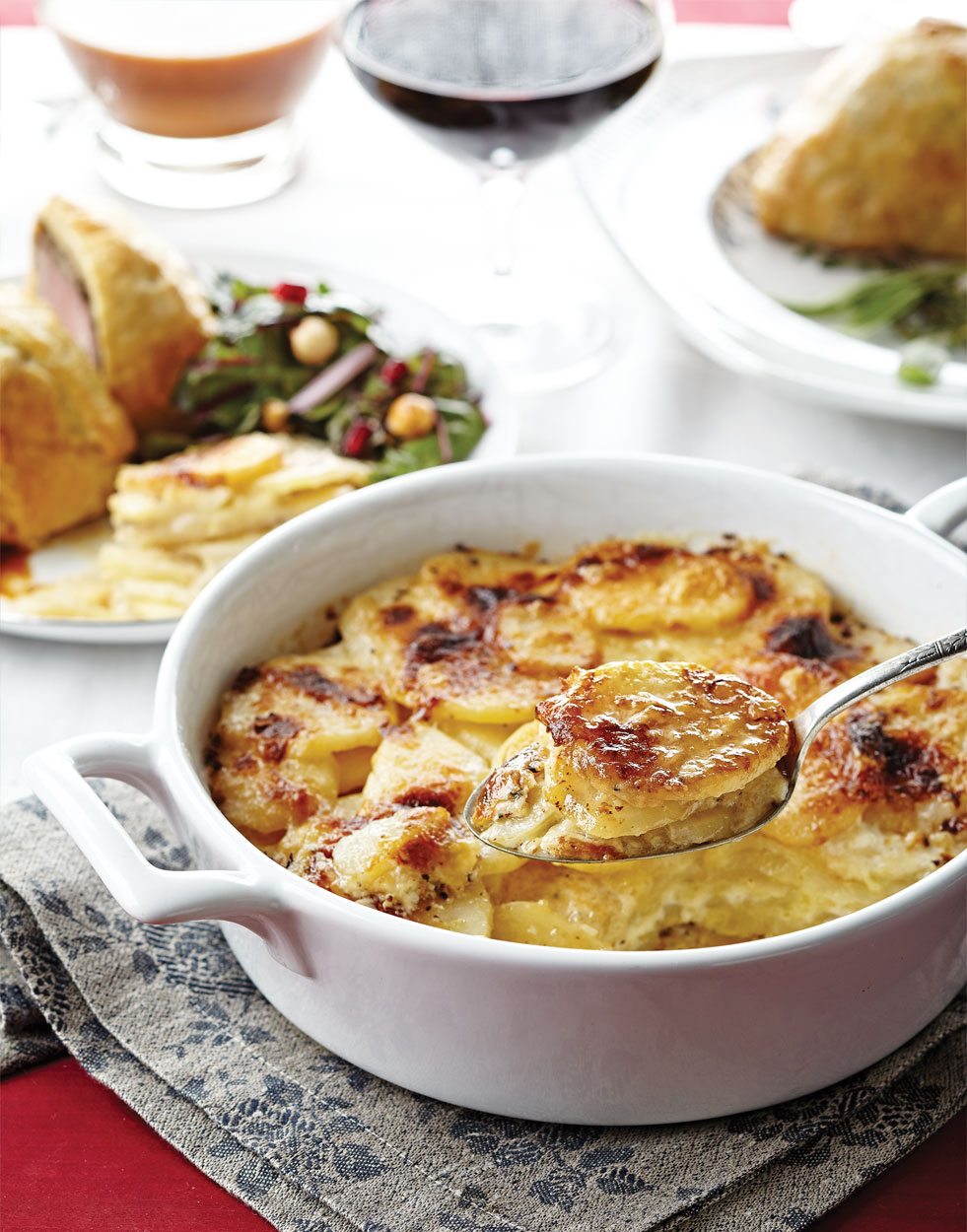 Scalloped Potatoes with Fontina Cheese & Sage Recipe