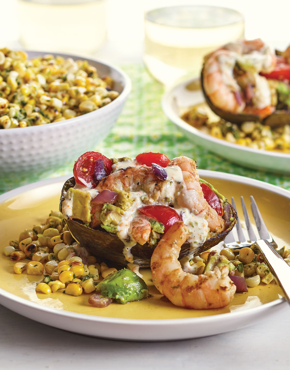 Shrimp-Stuffed Avocados with Citrus Aioli Recipe