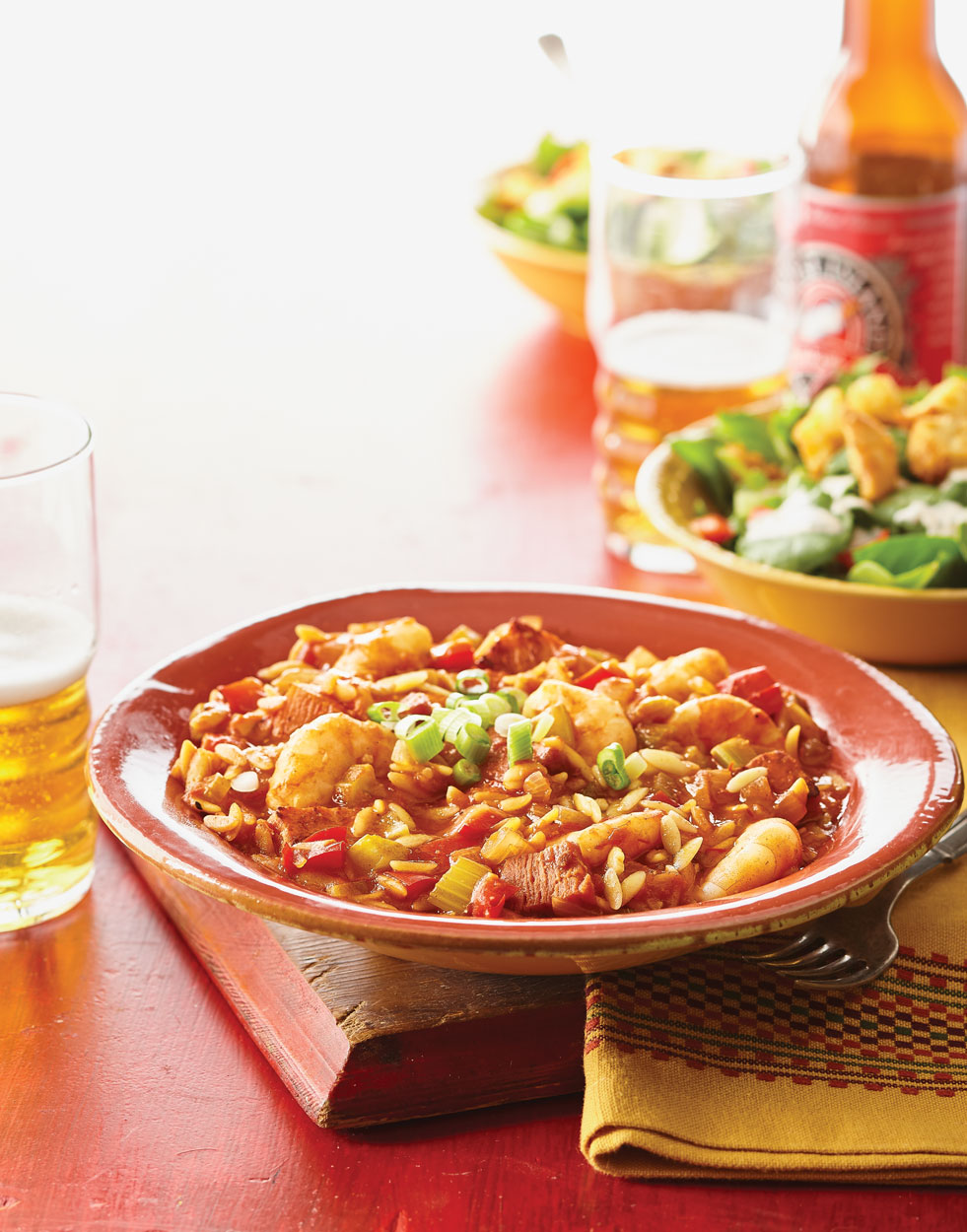 Shrimp & Ham Jambalaya Recipe