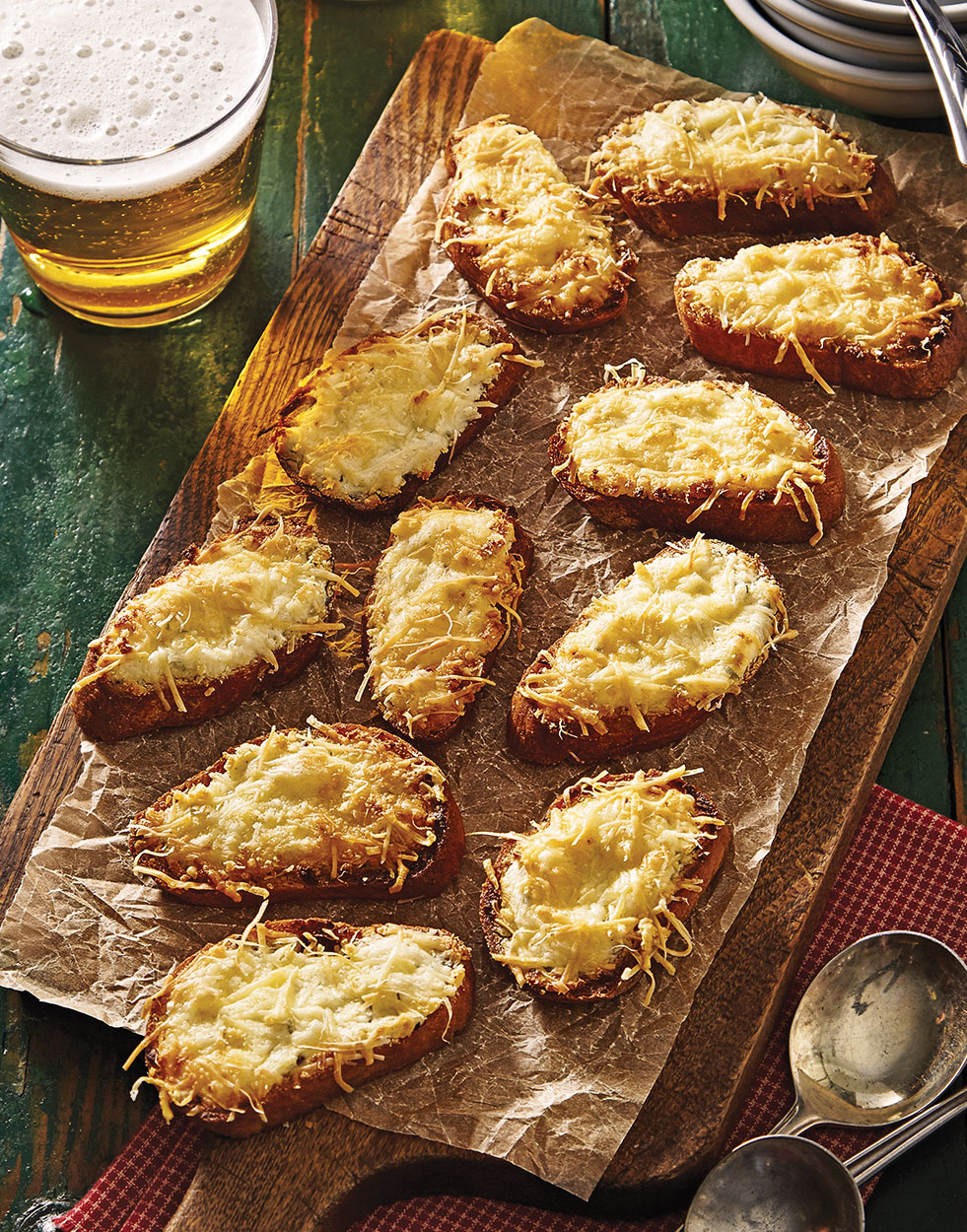 Parmesan & Boursin Crostini Recipe