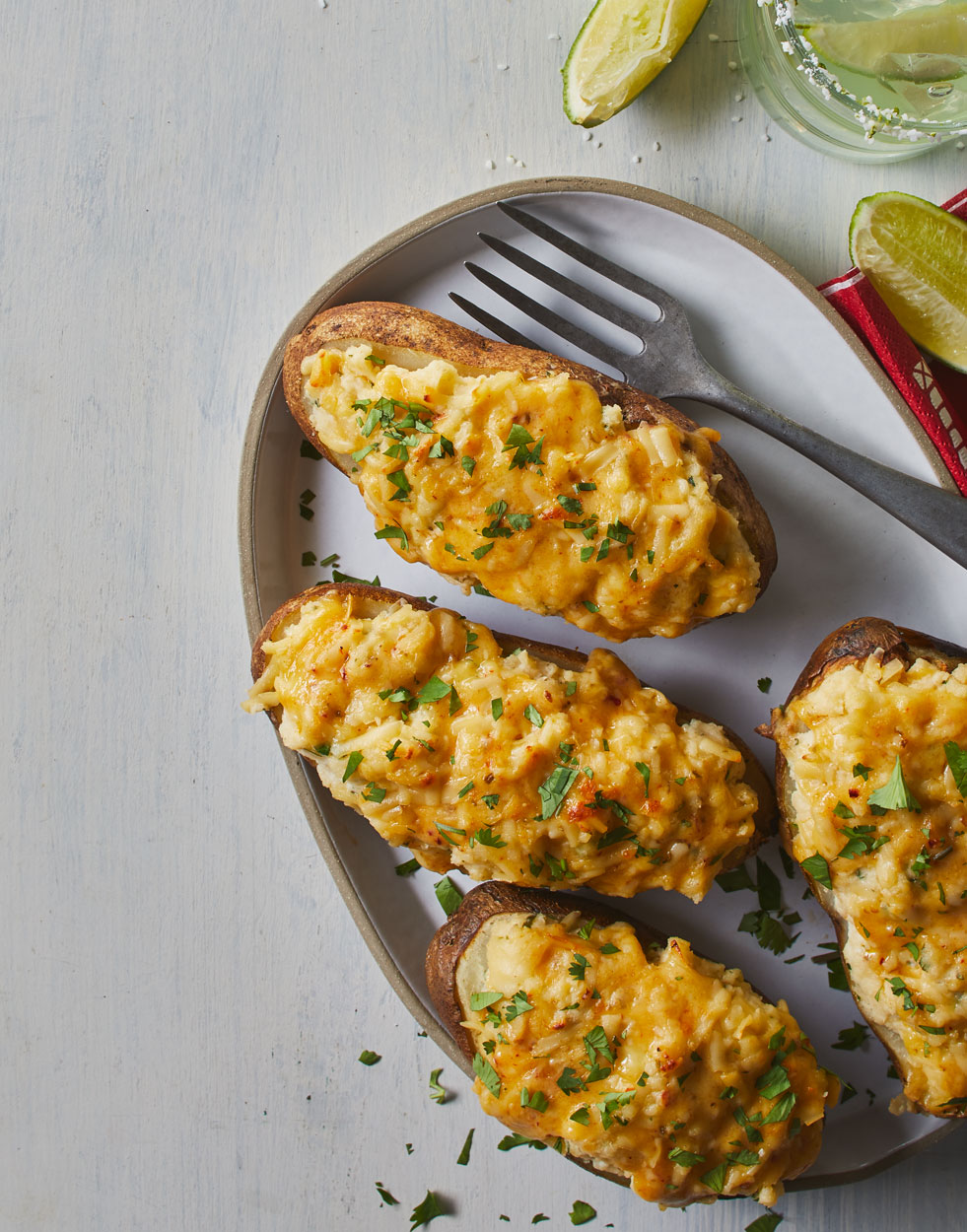 Smoky Twice-Baked Potatoes Recipe