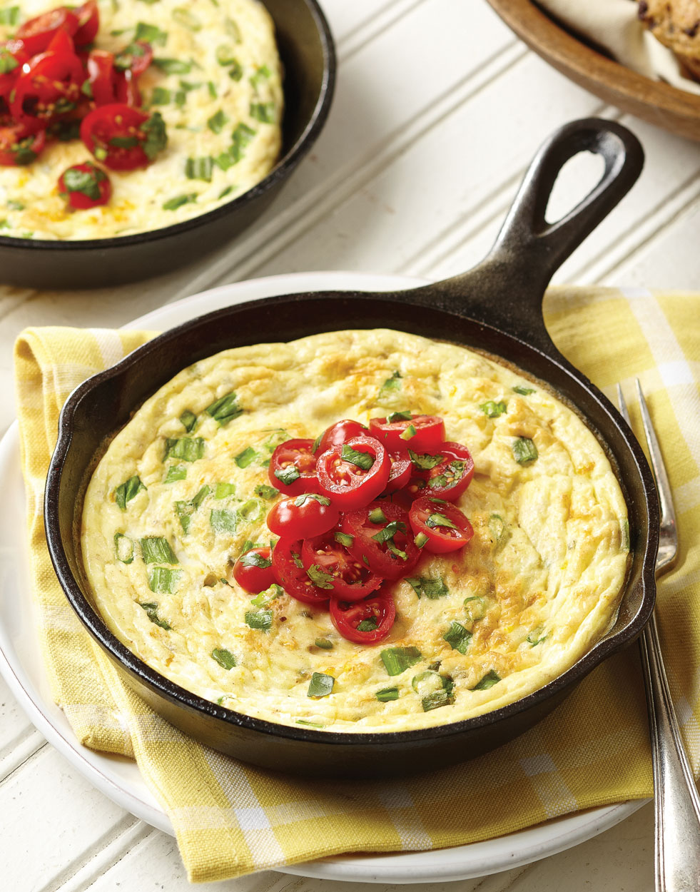 Southwestern Frittatas with pico de gallo Recipe