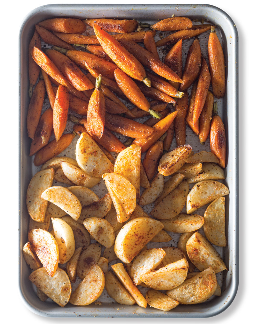 Spicy Roasted Turnips and Carrots Recipe