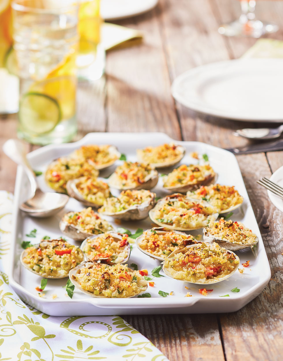 Spicy Stuffed Clams Recipe