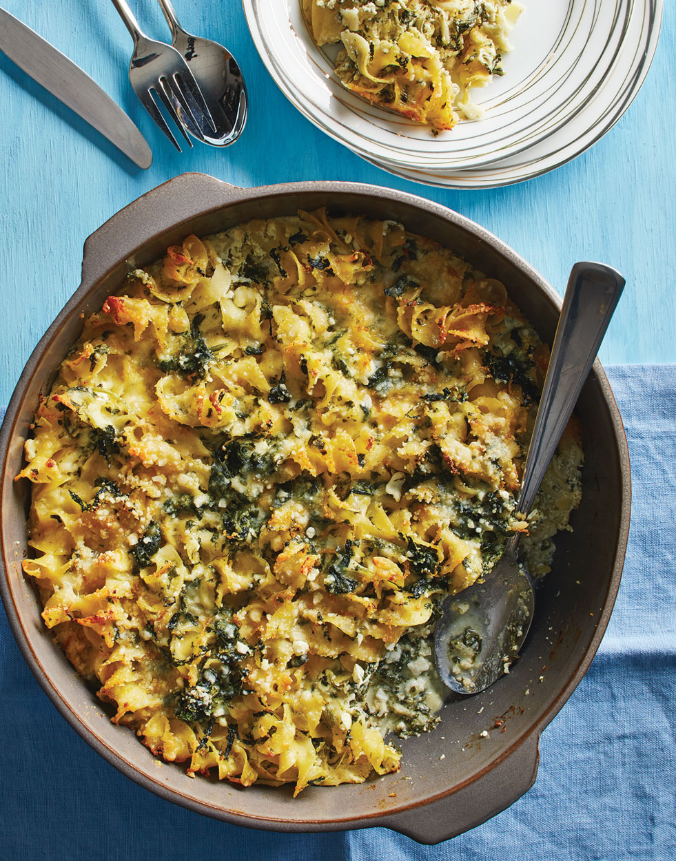 Spinach Noodle Kugel Recipe
